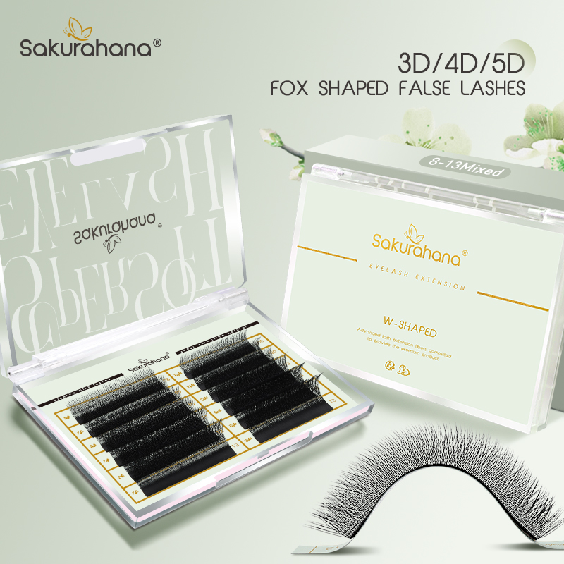 Eyelash Extension Fox Eye - SAKURAHANA Bulu Mata Palsu Bentuk 3D