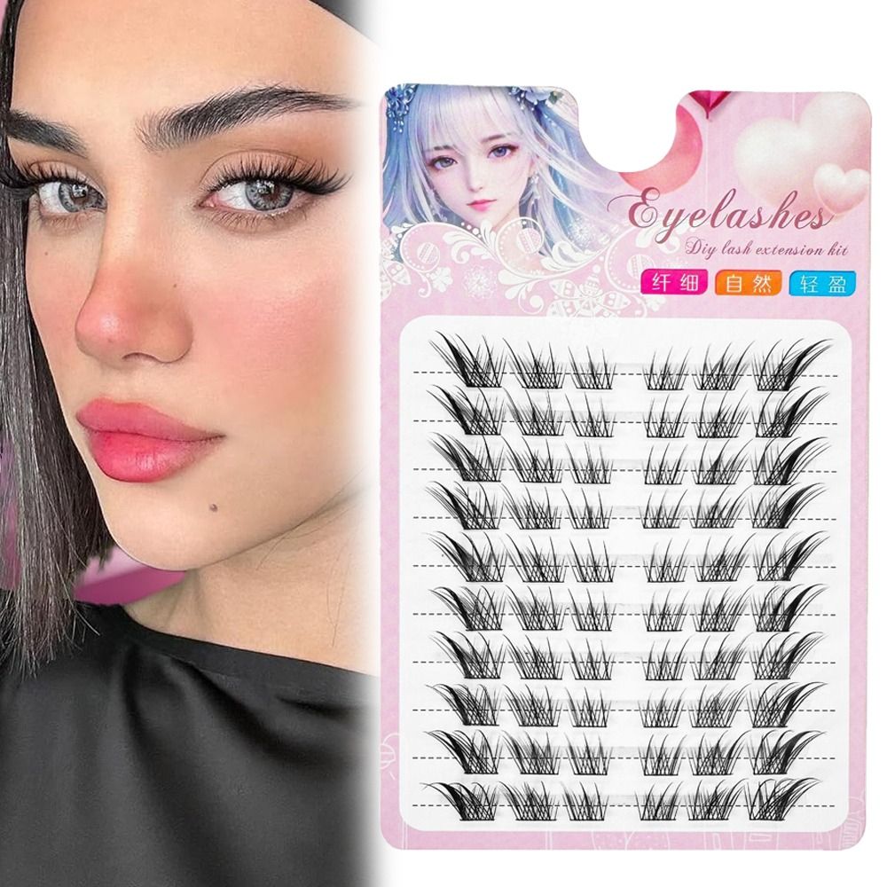 Bulu Mata Palsu 3D Cat Eye Clu - Eyelash Extension Fox Eye ulasan dan harga