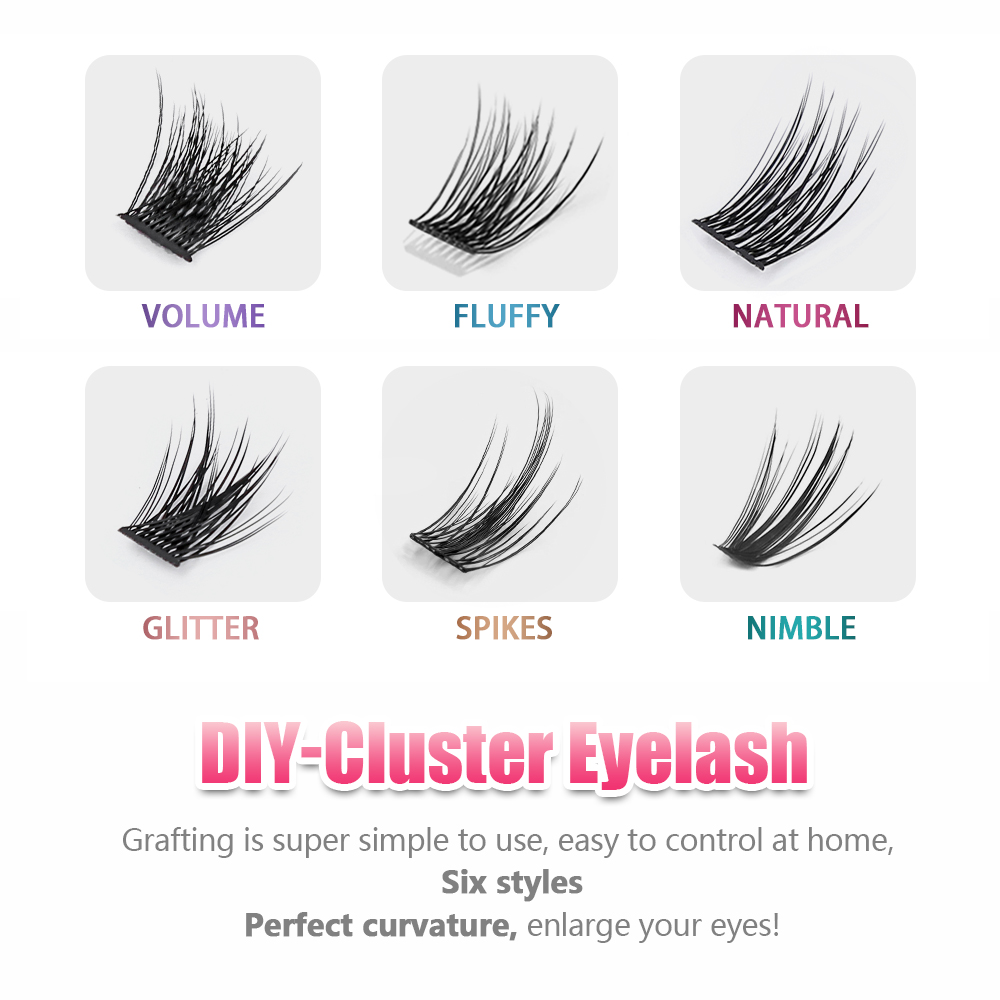 MASSCAKU Cluster bulu mata DIY - Eyelash Extension Supernatural ulasan dan harga