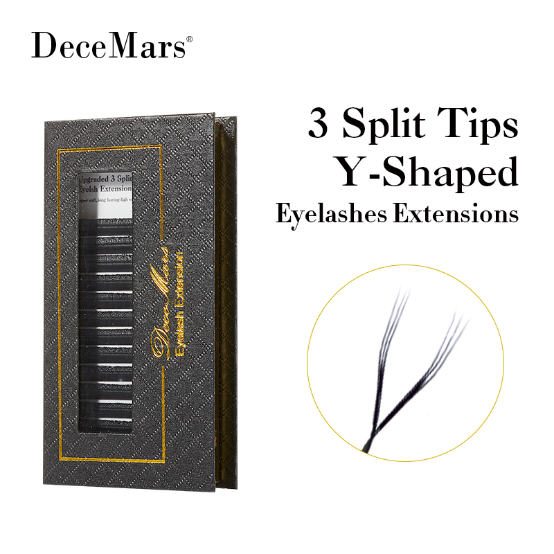 Deemars 3 ujung terpisah bulu  - Eyelash Extension Y Shape ulasan dan harga