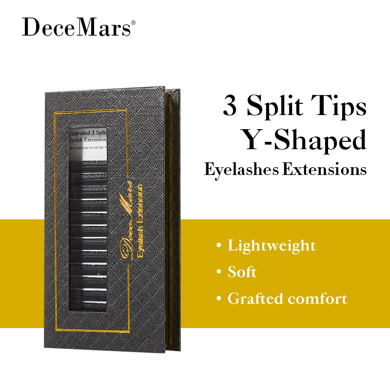 Deemars 3 ujung terpisah bulu  - Eyelash Extension Y Shape ulasan dan harga