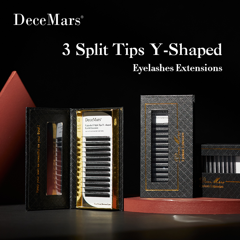 Deemars 3 ujung terpisah bulu  - Eyelash Extension Y Shape ulasan dan harga