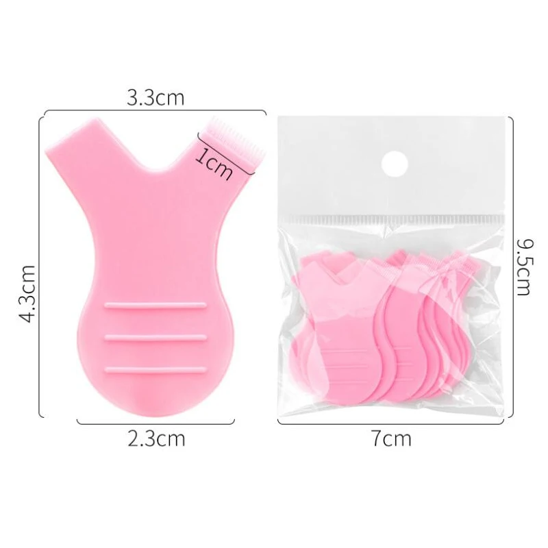 10 buah sikat bulu mata makeup - Eyelash Extension Y Shape ulasan dan harga