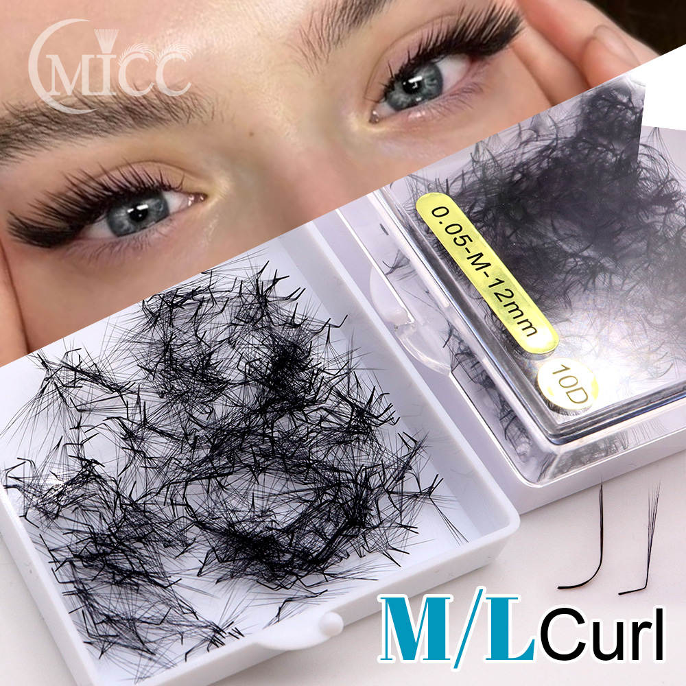 500 Penggemar 6D 6Mm 10D M L I - Eyelash Extension Fox Eye ulasan dan harga