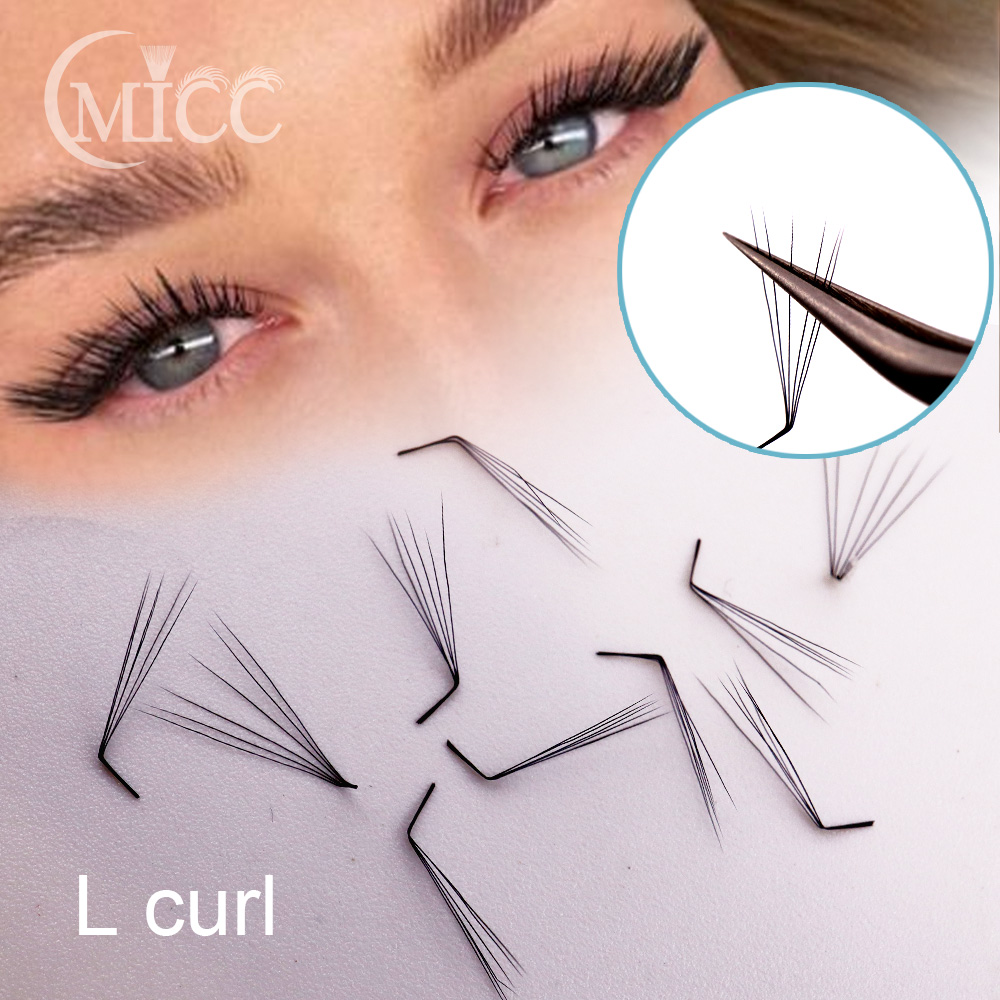 500 Penggemar 6D 6Mm 10D M L I - Eyelash Extension Fox Eye ulasan dan harga