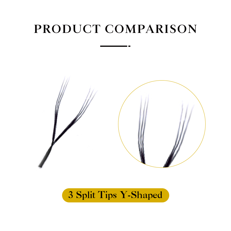 3 Bulu Mata Palsu Berbentuk Y, - Eyelash Extension Y Shape ulasan dan harga