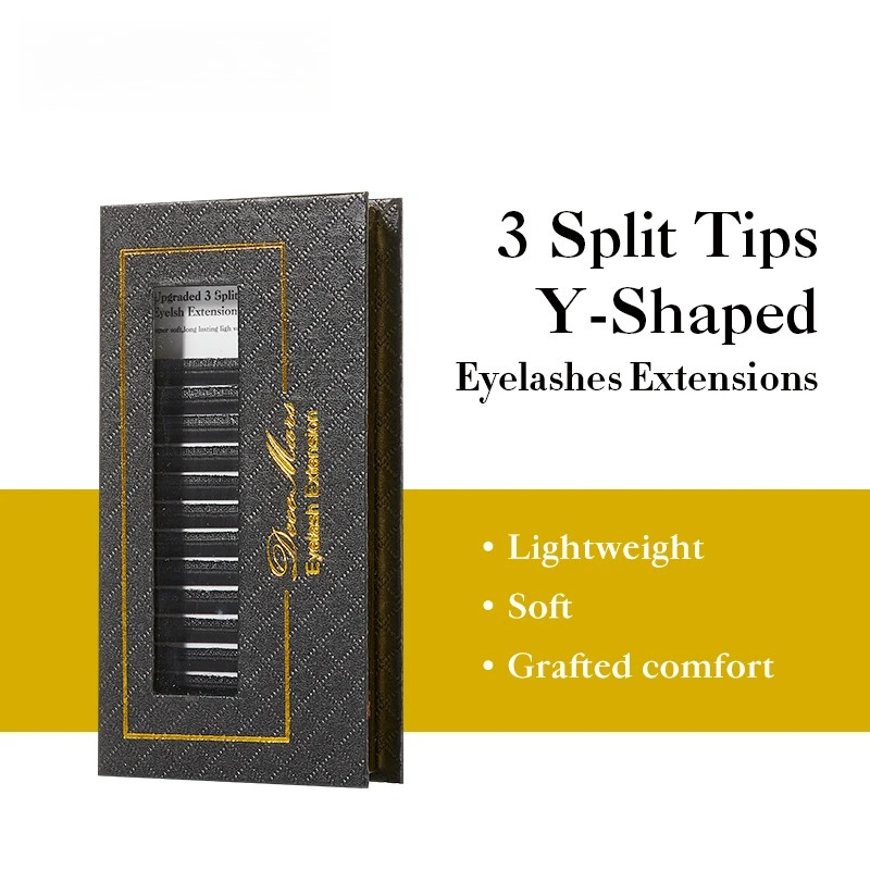 3 Bulu Mata Palsu Berbentuk Y, - Eyelash Extension Y Shape ulasan dan harga