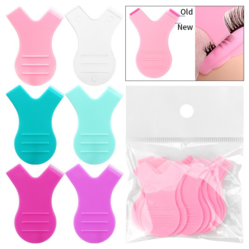 10 Buah Kuas Bulu Mata Rias Si - Eyelash Extension Y Shape ulasan dan harga