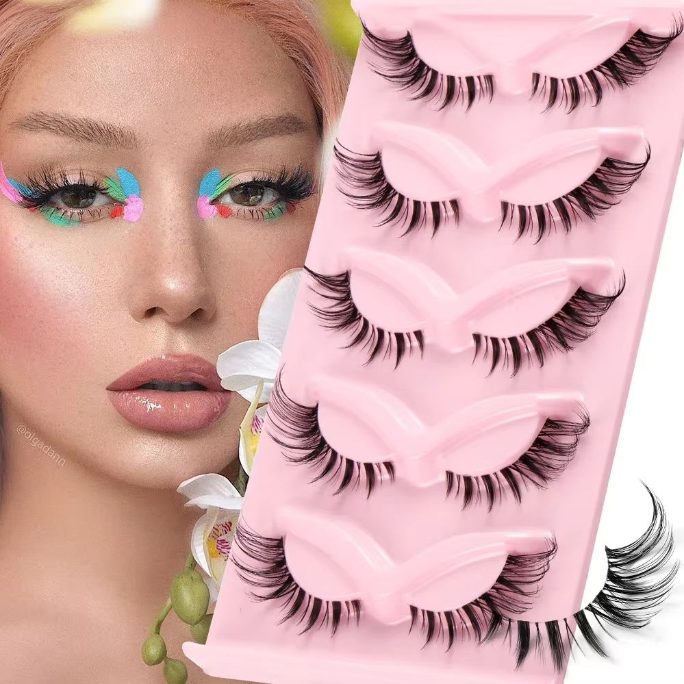 5 Pasang Bulu Mata Palsu Cat E - Eyelash Extension Fox Eye ulasan dan harga