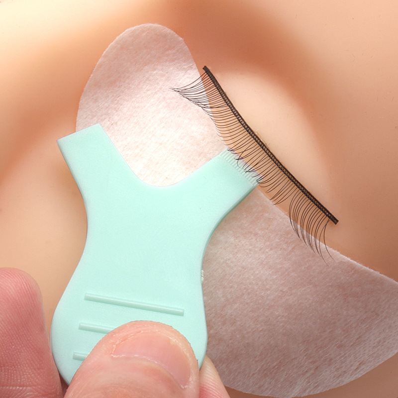 10 buah kuas rias bulu mata da - Eyelash Extension Y Shape ulasan dan harga