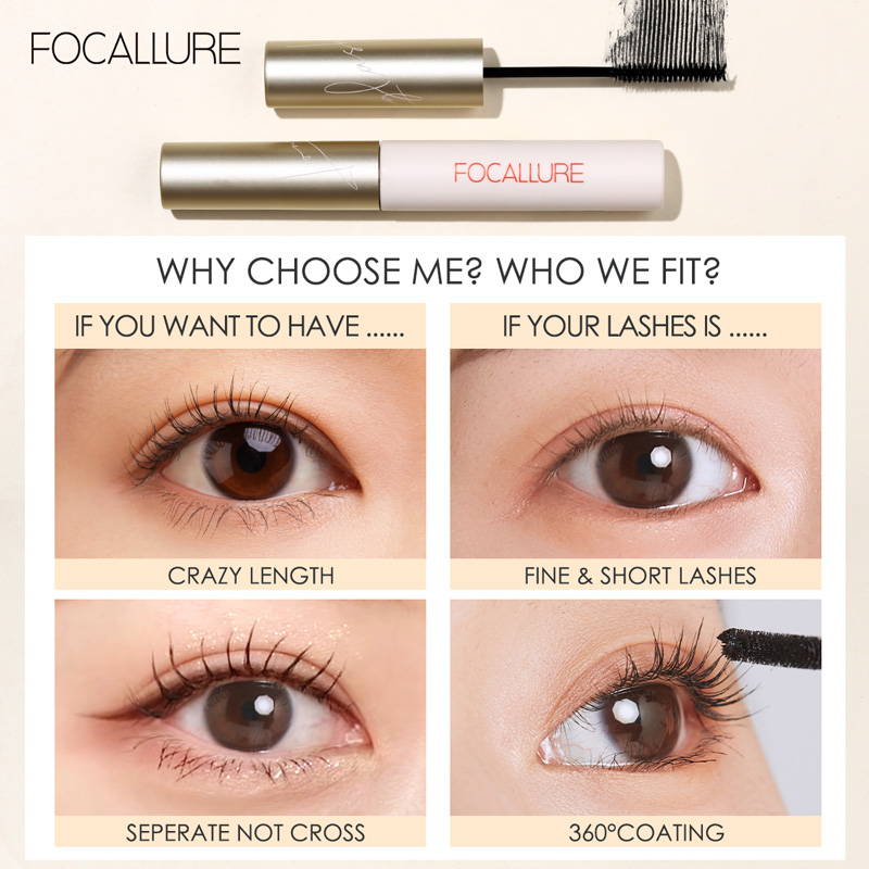 FOCALLURE maskara bulu mata 4d - Eyelash Extension Supernatural ulasan dan harga